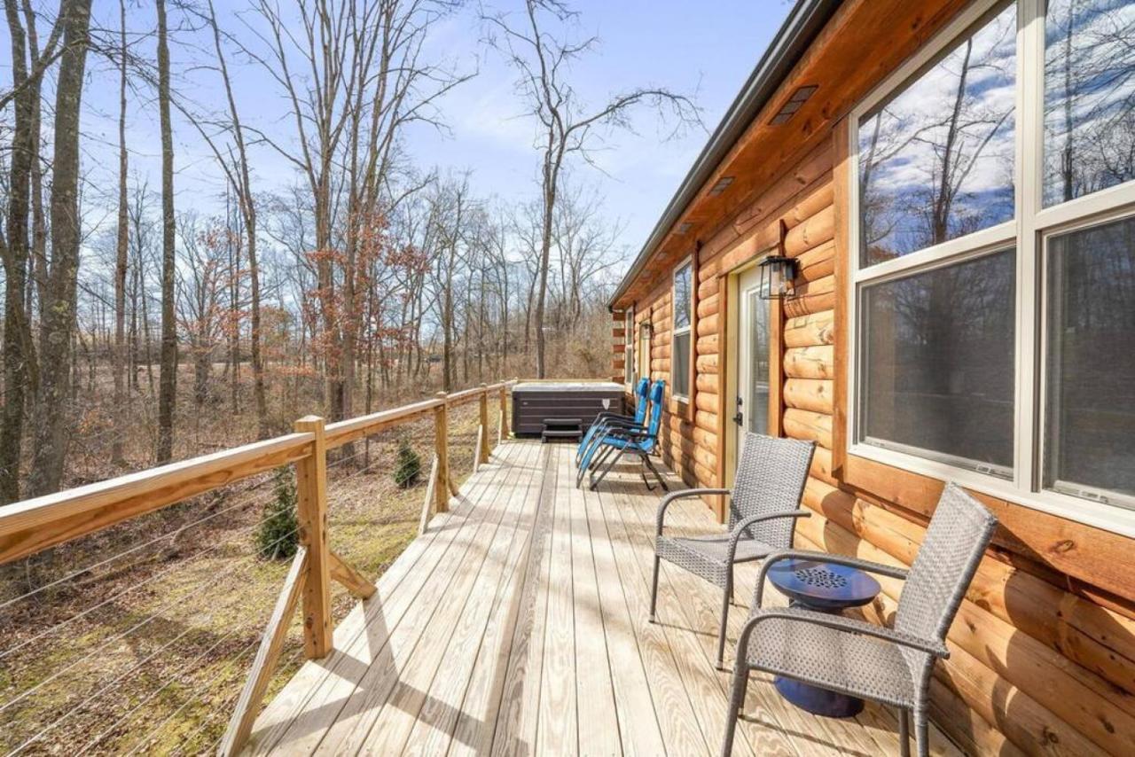 Fern Haven A Modern Take On Hocking Hills Cabins Stella Eksteriør billede