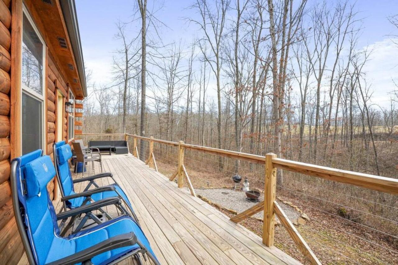 Fern Haven A Modern Take On Hocking Hills Cabins Stella Eksteriør billede