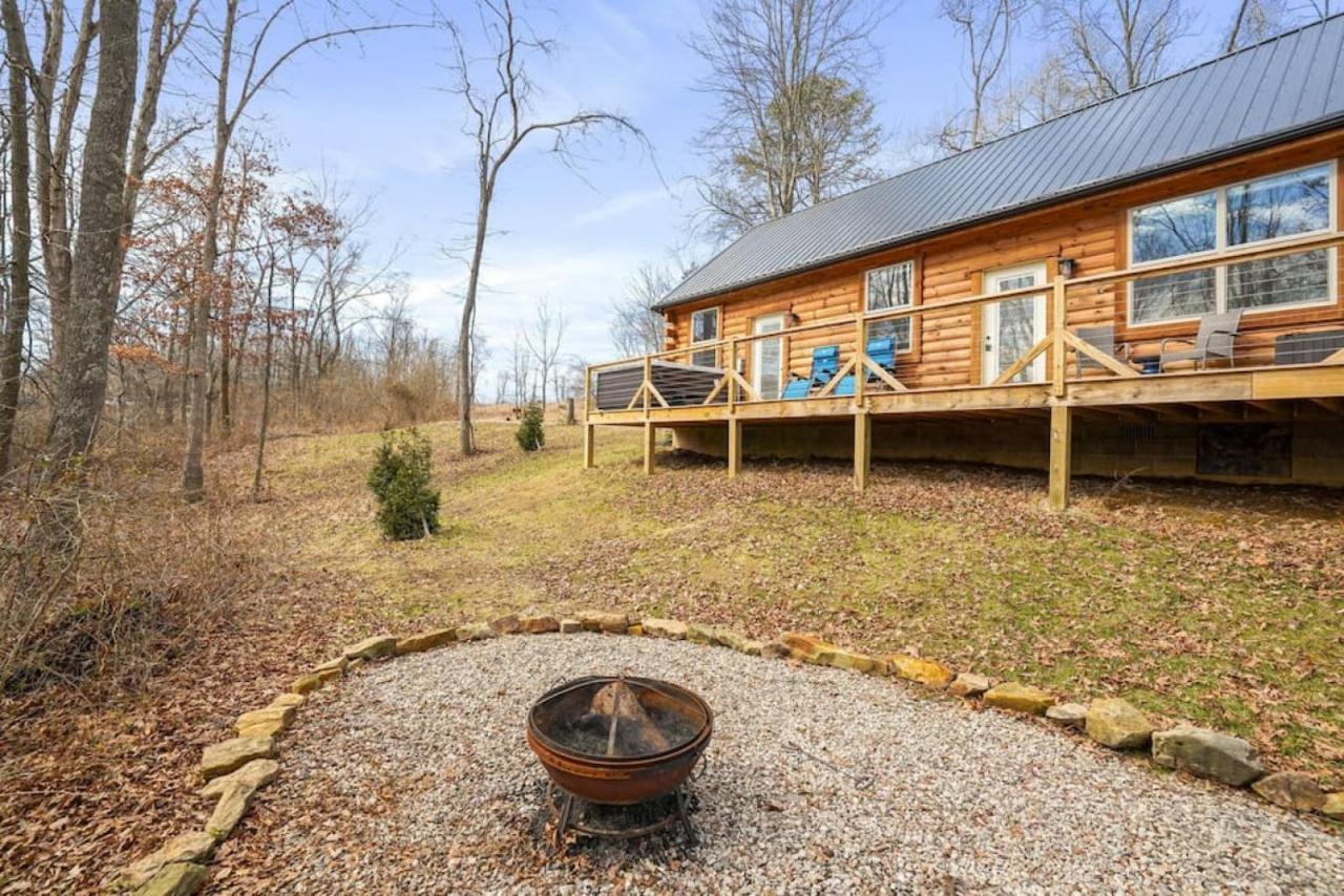 Fern Haven A Modern Take On Hocking Hills Cabins Stella Eksteriør billede