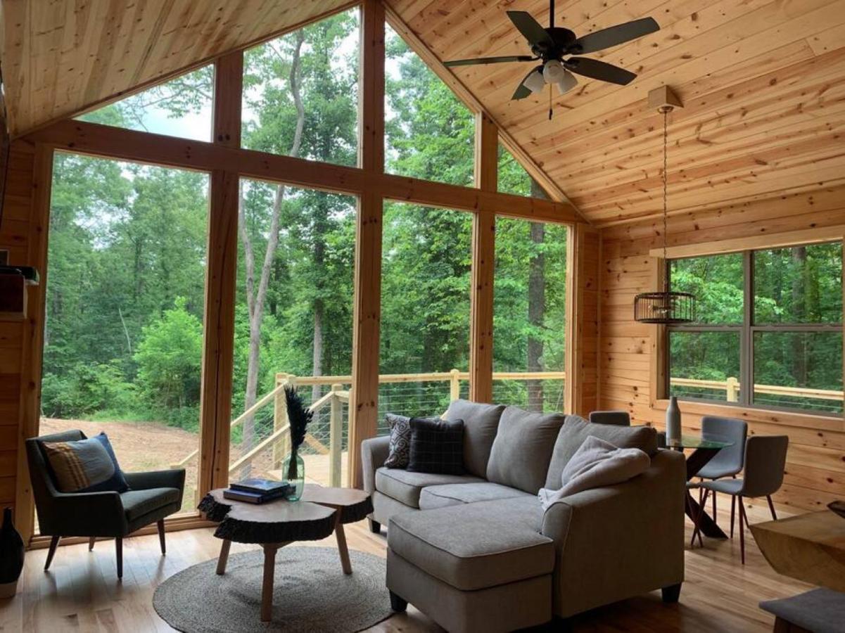 Fern Haven A Modern Take On Hocking Hills Cabins Stella Eksteriør billede
