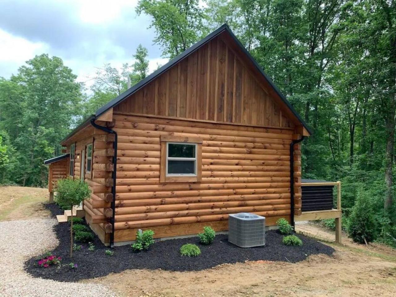 Fern Haven A Modern Take On Hocking Hills Cabins Stella Eksteriør billede
